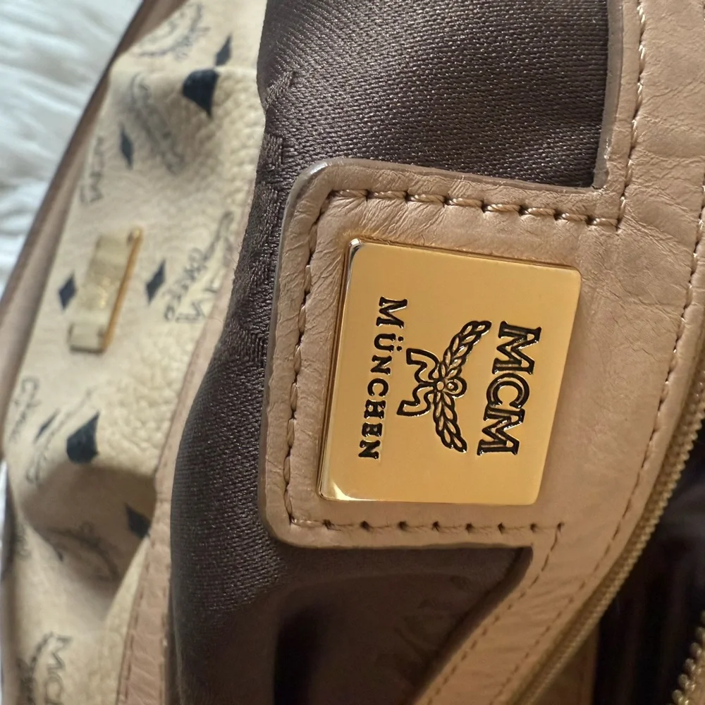 MCM Beige Visetos bag - Picture 11 of 16